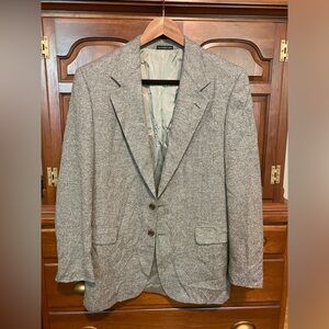 Vintage Scottish wool/silk tweed blazer